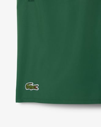 Pantaloncini da bagno monocromatici di lunghezza media