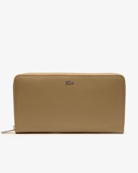 Portafoglio in pelle con 6 scomparti per le carte, cerniera e stampa color block Fitzgerald da uomo