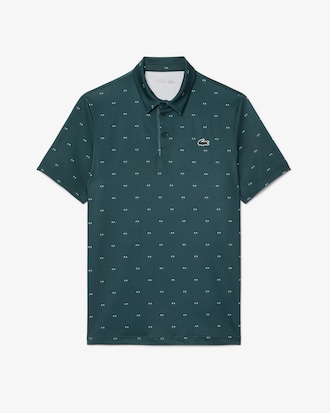Polo da golf stampata regular fit