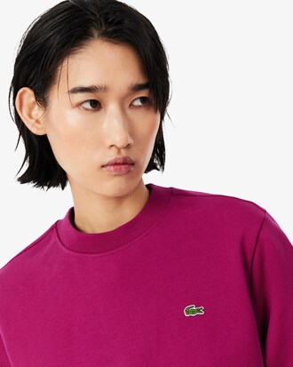 Felpa in pile girocollo relaxed fit