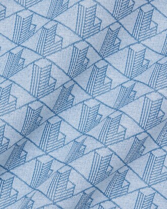 T-shirt slim fit con monogramma jacquard