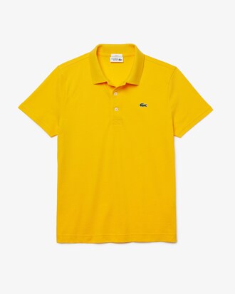 Polo da tennis da uomo slim fit in maglia di cotone ultra leggera Lacoste SPORT