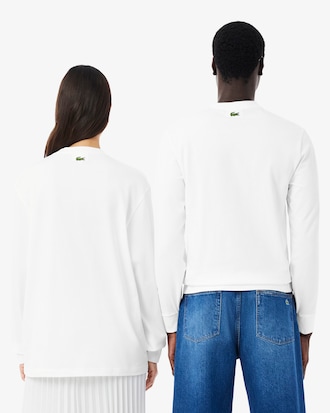 T-shirt in cotone a maniche lunghe