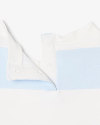 Tutina neonato in interlock a righe