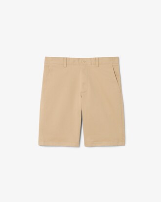 Shorts chino in twill elasticizzato