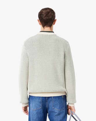 Maglia Heritage in cotone con motivo jacquard