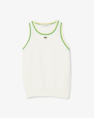 Top senza maniche in jersey di cotone