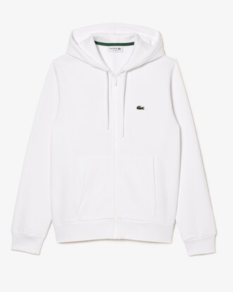 Felpa con cappuccio in pile con zip