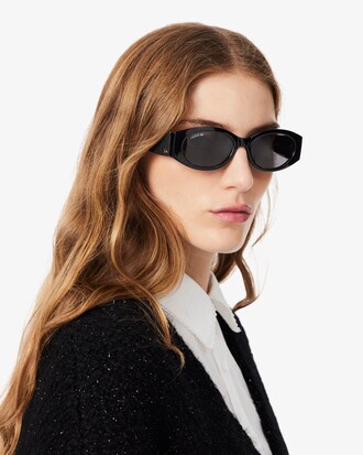 Occhiali ovali Pliss&eacute;