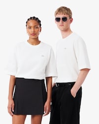 T-shirt loose fit in jersey di cotone pesante
