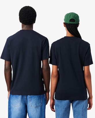 T-shirt in jersey di cotone con stampa
