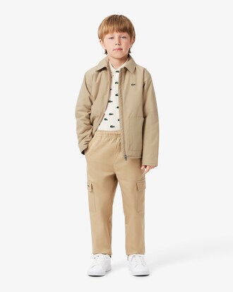 Giacca Harrington in twill impermeabile