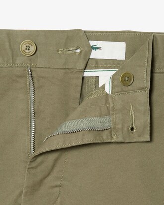 Shorts chino in twill elasticizzato
