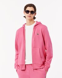 Felpa con cappuccio in pile con zip