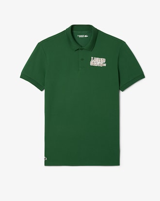 Polo da golf in mini piqué relaxed fit
