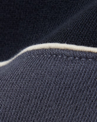 Felpa in tessuto felpato color block