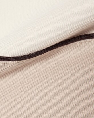 Felpa con cappuccio color block