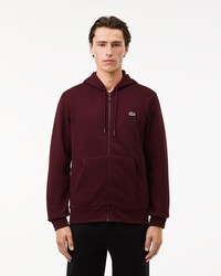 Felpa con cappuccio in pile con zip