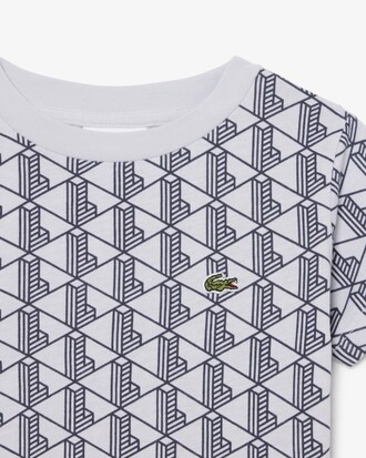 T-shirt in cotone con monogramma