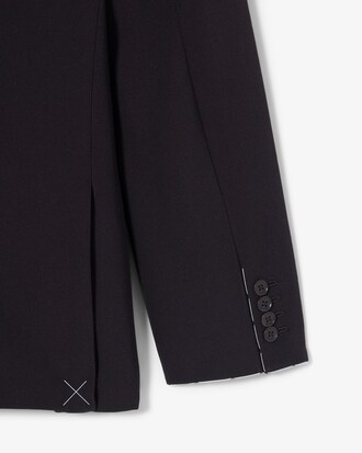 Blazer doppiopetto in twill di lana Runway