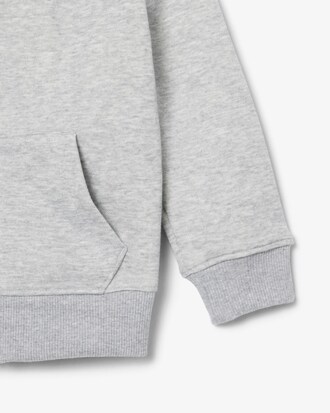 Felpa con zip unisex in tessuto felpato spazzolato