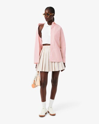 Camicia oversize in popeline di cotone