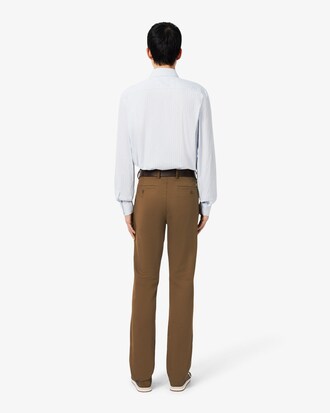 Pantaloni chino elasticizzati slim fit in twill