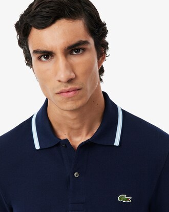 Polo L.12.12 regular fit con bordo in risalto