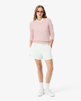 Maglione girocollo in maglia 3D