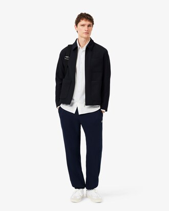 Pantaloni della tuta regular fit in tessuto felpato