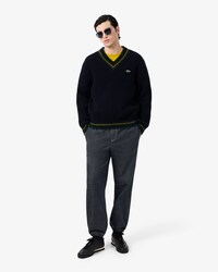 Pantaloni in denim regular fit con elastico in vita