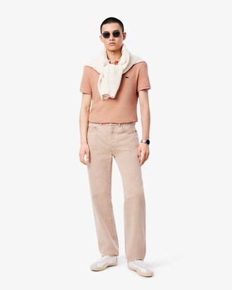 Polo slim fit in piqué L.12.12