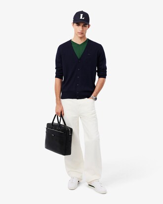 Borsa per laptop in pelle Ossian