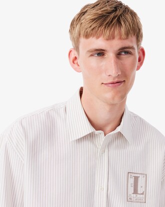 Camicia Oxford a righe relaxed fit