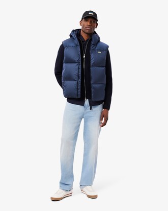 Gilet imbottito e impermeabile corto