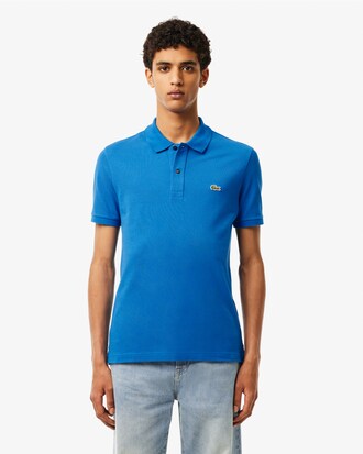 Polo slim fit in piqué L.12.12