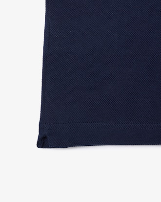 Polo in piqué colorblock