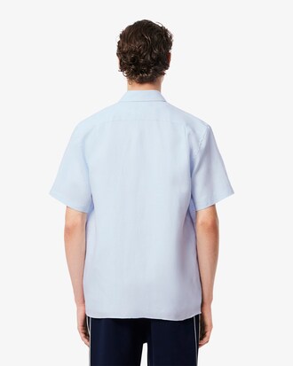 Camicia di lino a maniche corte
