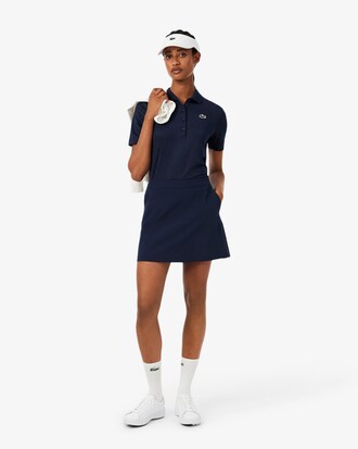 Polo da golf slim fit elasticizzata UV Protect