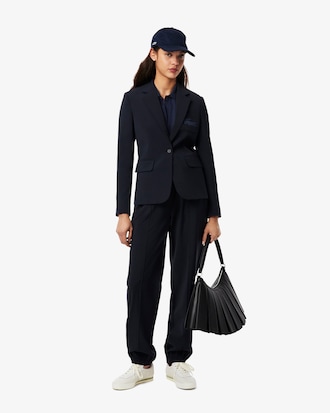 Polo fluida relaxed fit in piqué