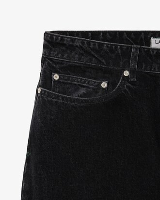 Jeans indaco a 5 tasche dal taglio dritto