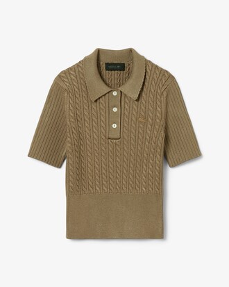 Maglione girocollo a trecce Runway