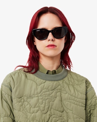 Felpa oversize ricamata double face