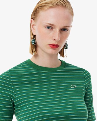 T-shirt in jersey a righe Runway