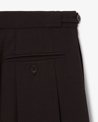 Pantaloni a pieghe a vita alta Runway