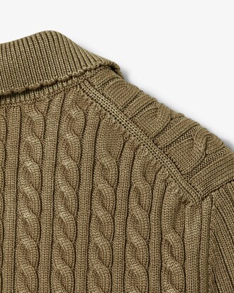 Maglione girocollo a trecce Runway