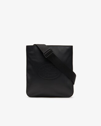 Men's L.12.12 Cuir Casual Embossed Lettering Leather Bag