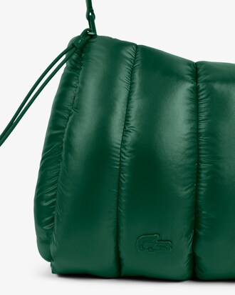Borsa in nylon imbottita lucida Runway