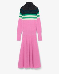 Abito lungo a collo alto in lana di alpaca Runway