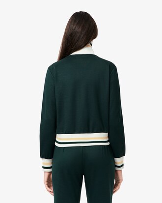 Felpa a righe con zip